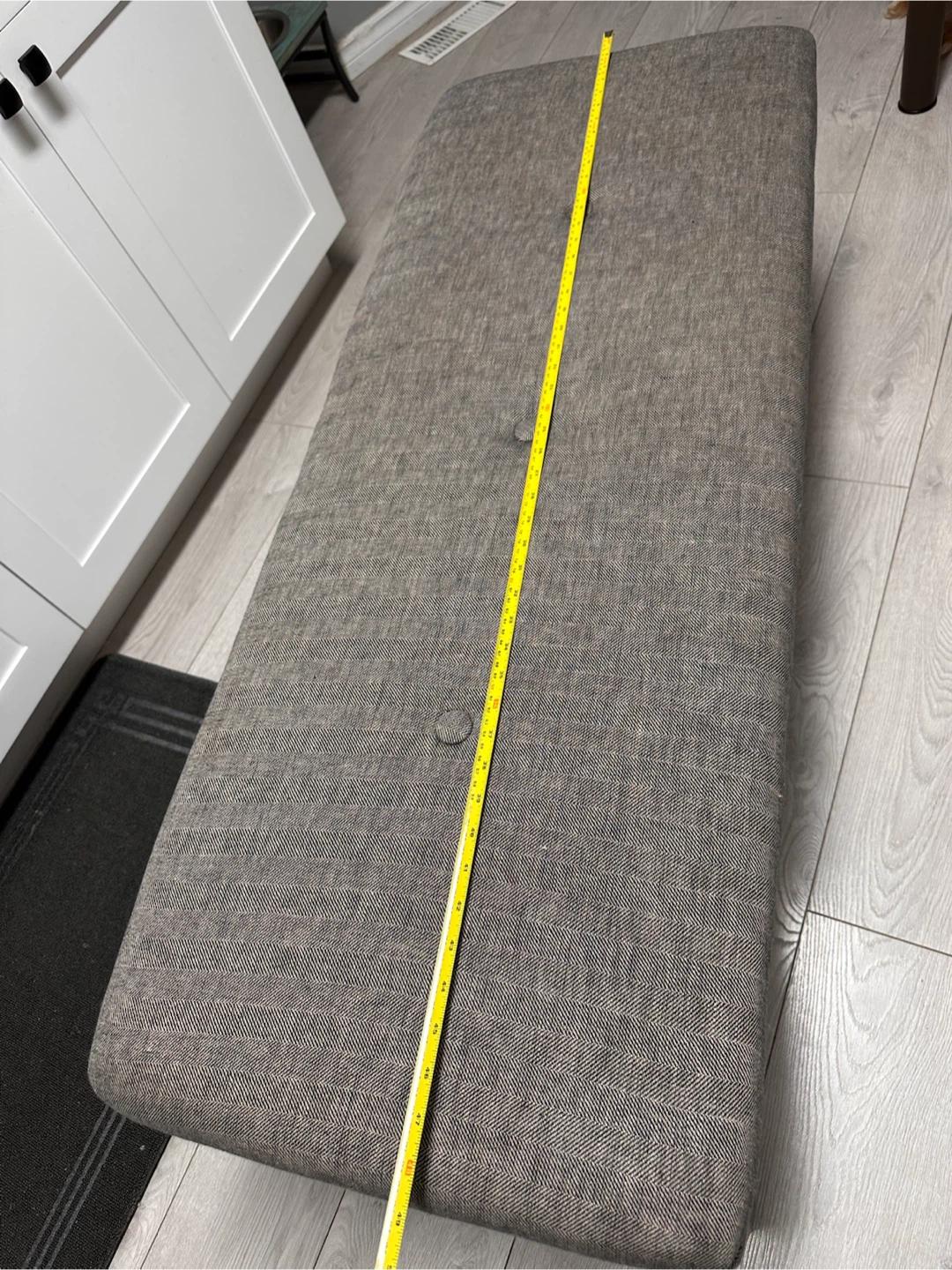 Upholstered Bench with Button Tufting - photo 4