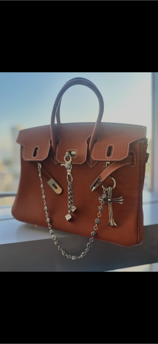 Hermes Birkin 25 Gold Swift Leather Bag - photo 2