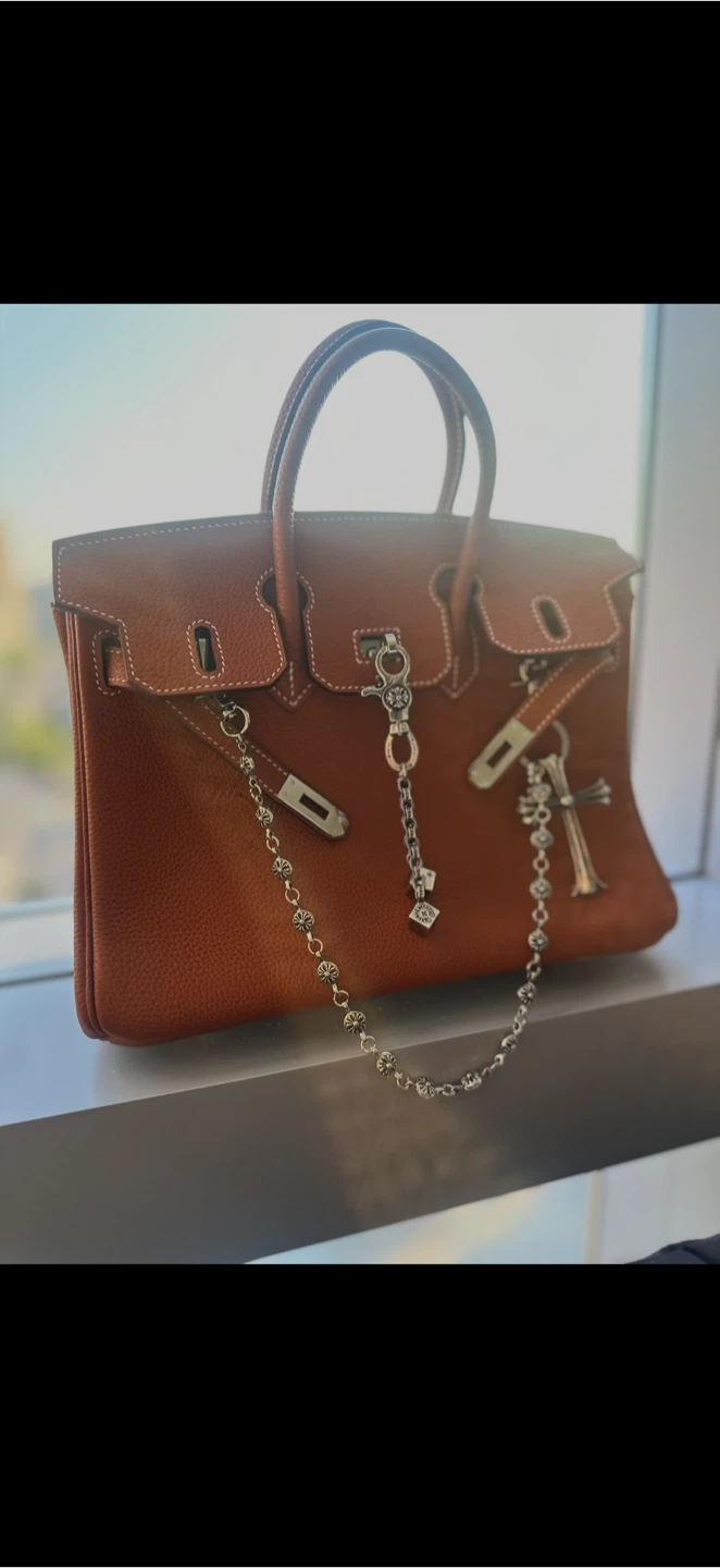 Hermes Birkin 25 Gold Swift Leather Bag - photo 3