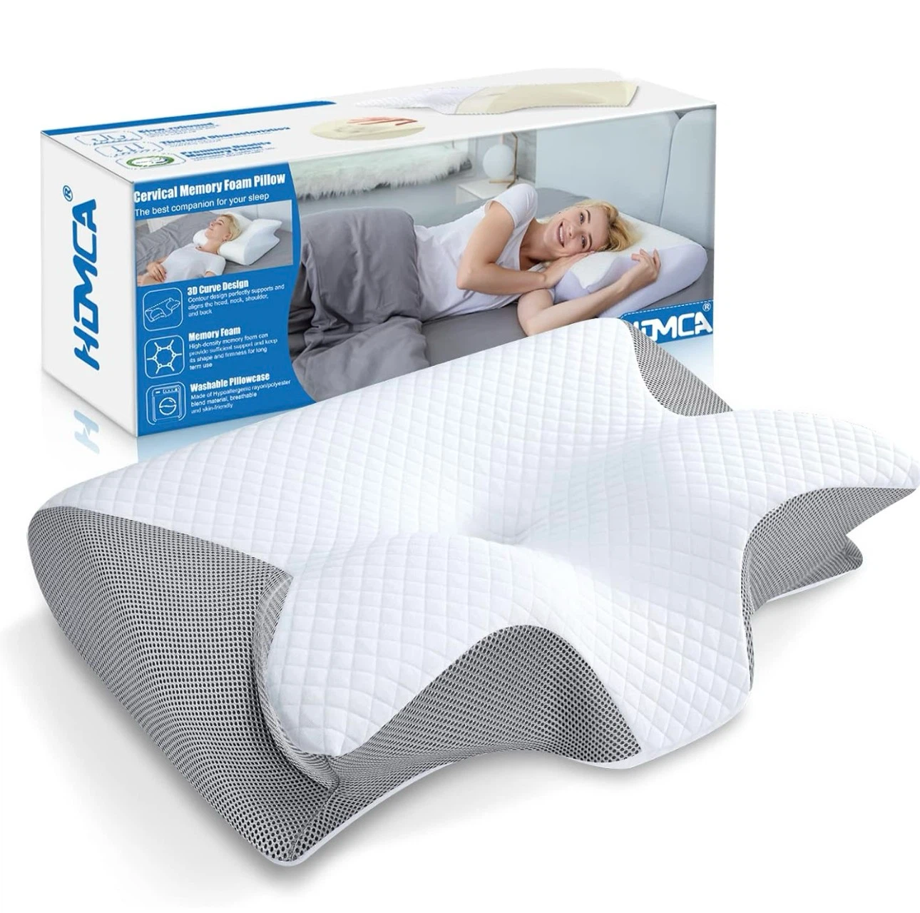 Memory Foam Pillow, for Neck