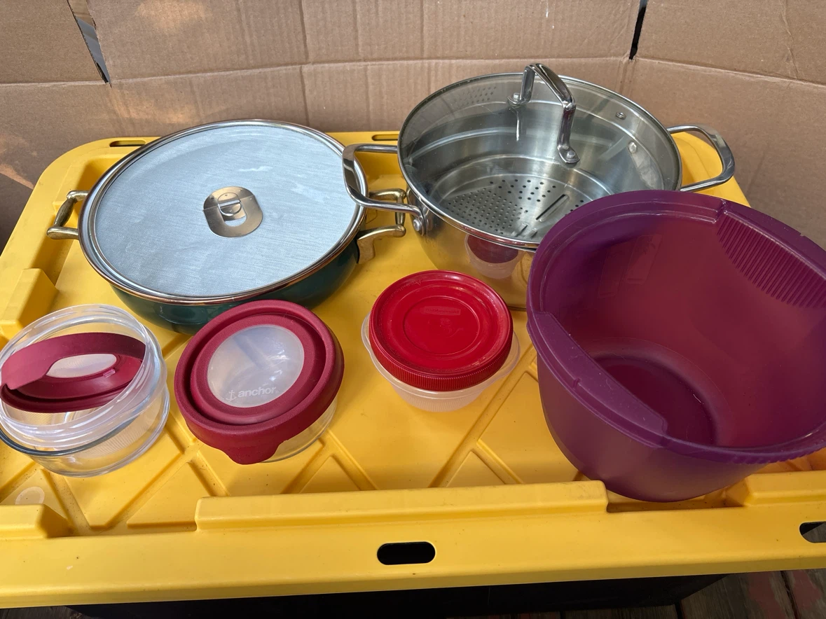 Kitchen Storage and Cookware Assortment