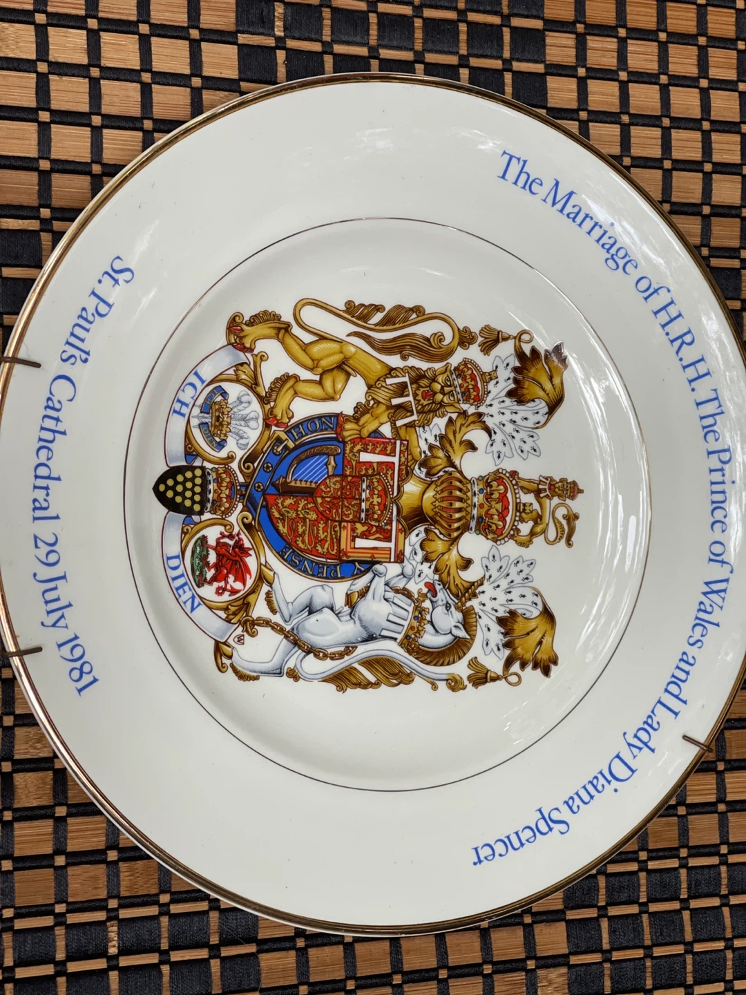 Wood & Sons Royal Marriage Commemorative Plate - photo 2