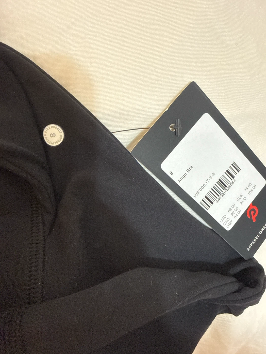 Lululemon Align Bra Black Size 8 - photo 3