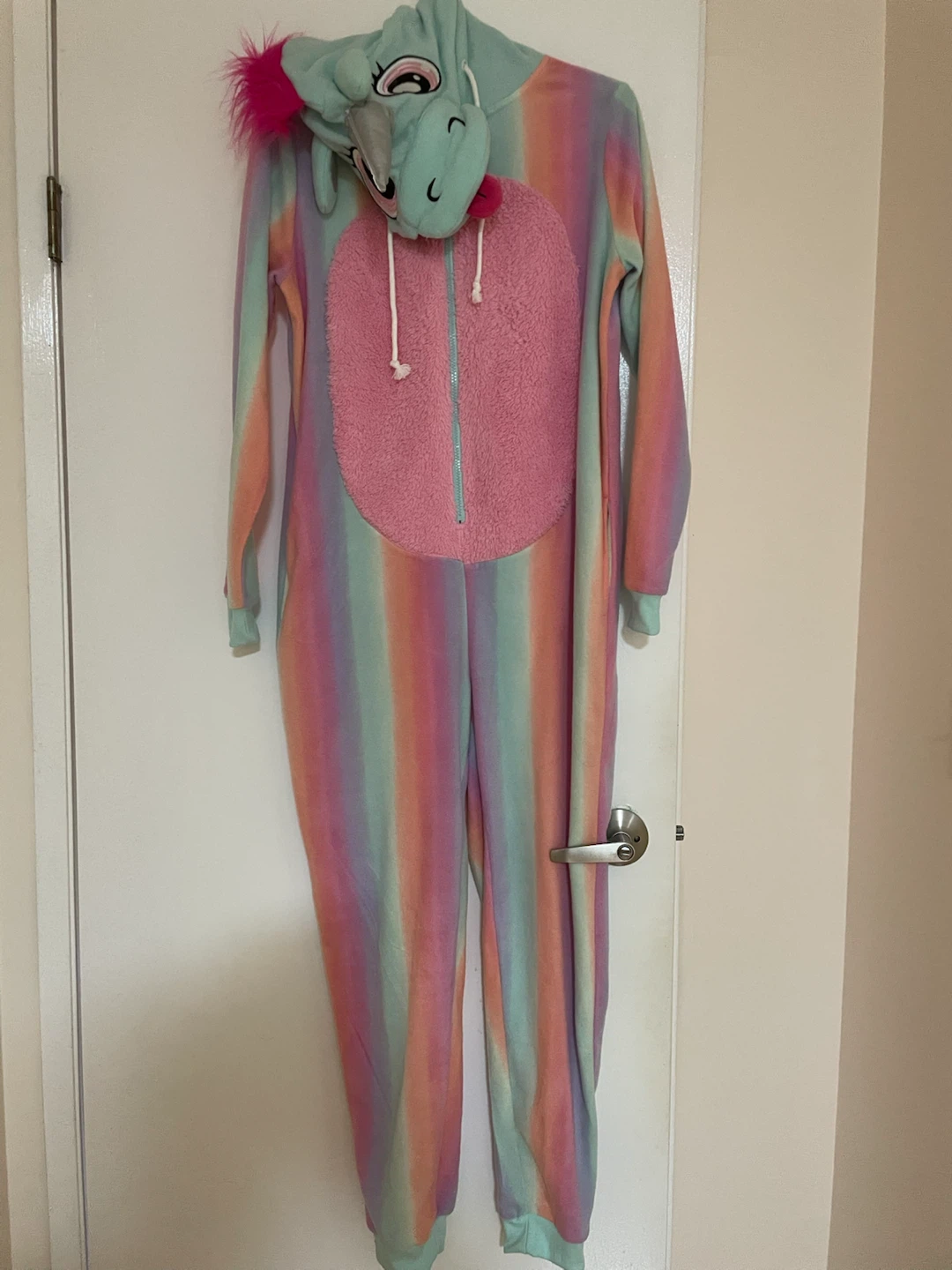 Bluenotes Unicorn Onesie Pajamas (Small (adult)