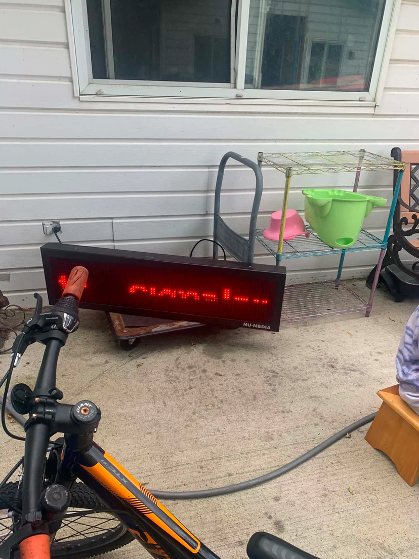Nu-Media LED Scrolling Message Board