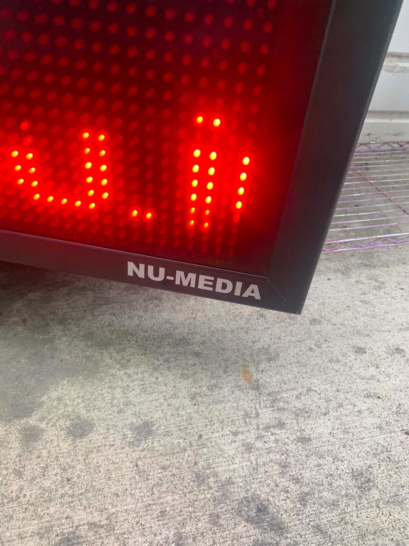 Nu-Media LED Scrolling Message Board - photo 2