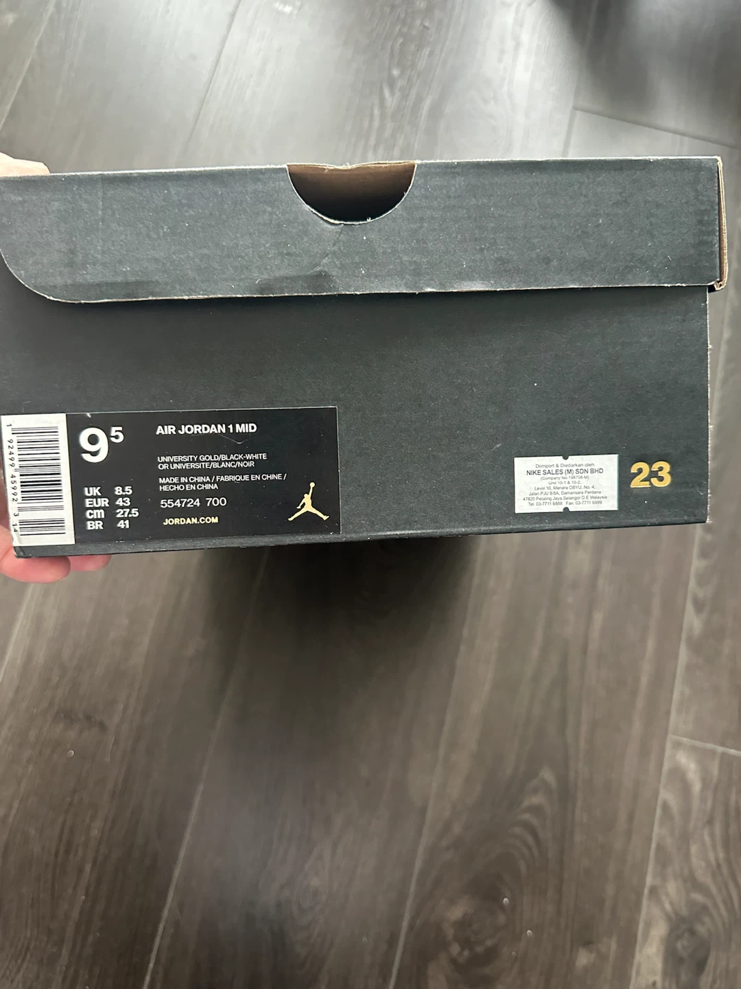 Air Jordan 1 Mid University Gold Size 9.5 - photo 5