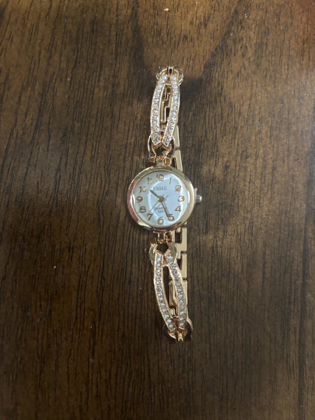 EHHE Gold-Tone Quartz Watch