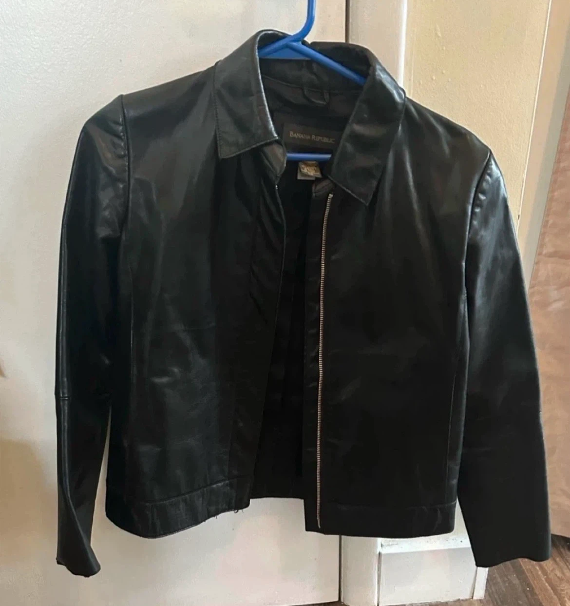 Banana Republic Black Leather Jacket