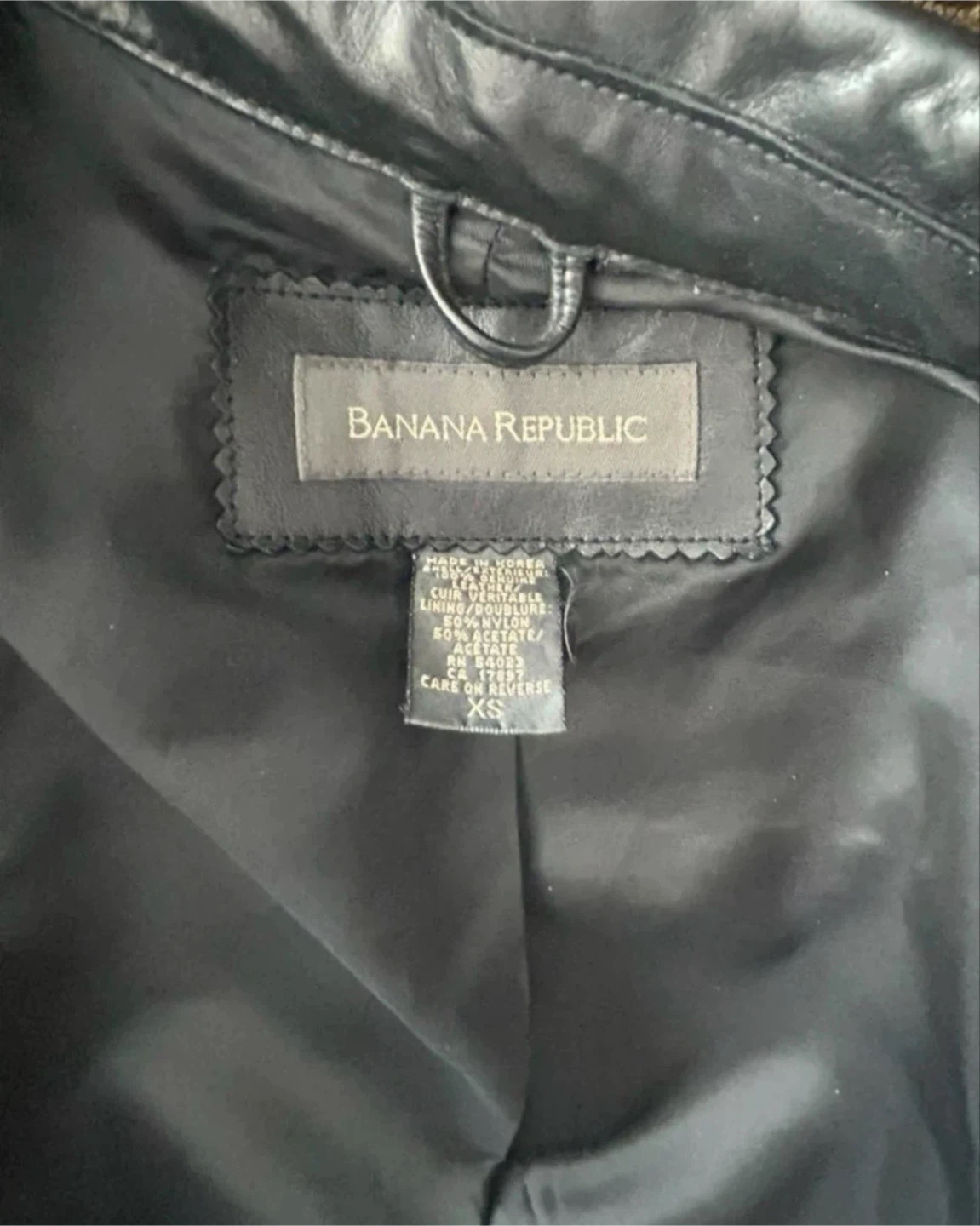 Banana Republic Black Leather Jacket - photo 2