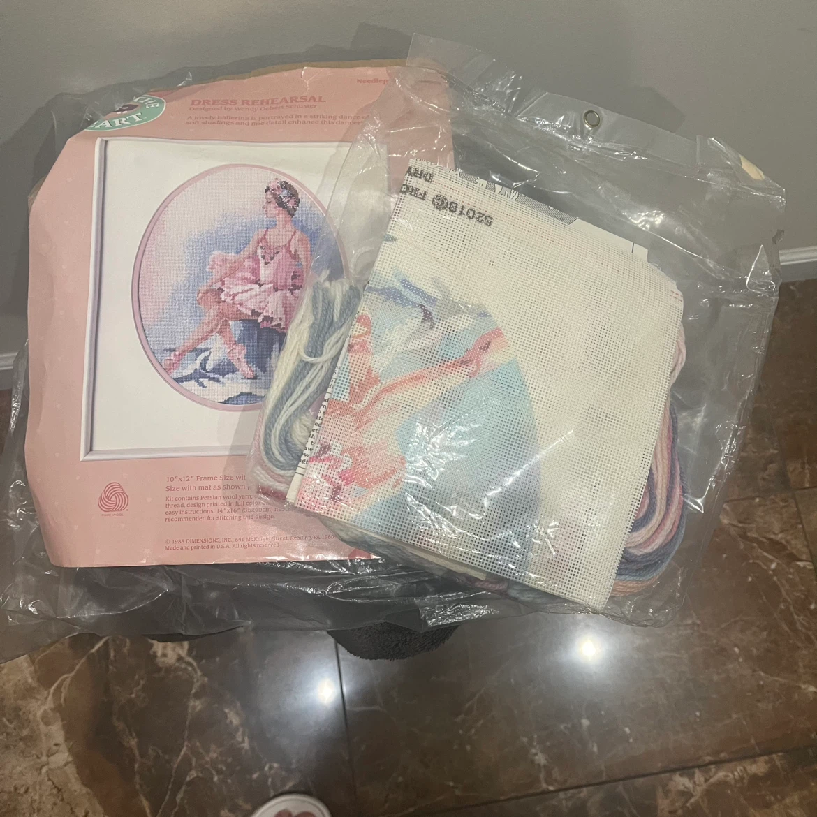 The Heart Art "Dress Rehearsal" Needlepoint Kit - photo 3
