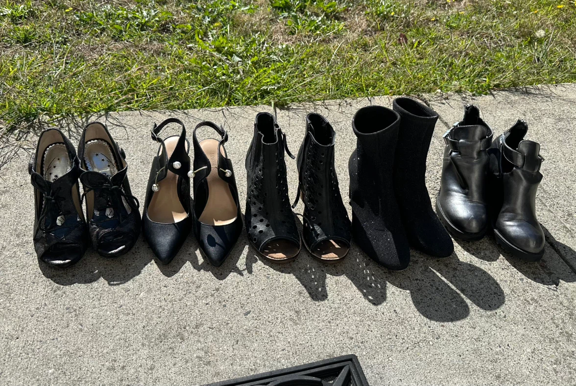 Assorted Women's Black Shoes