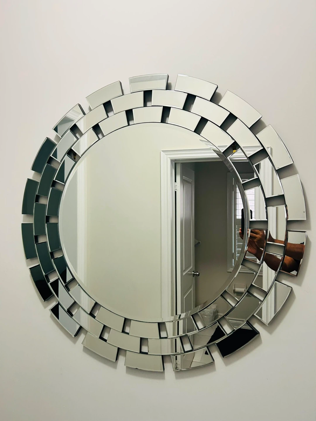 Decorative Round Sunburst Mirror