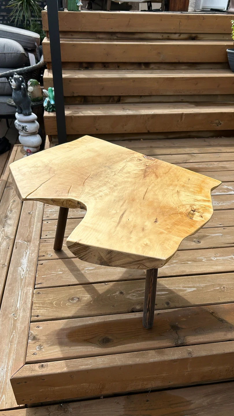Live edge plant stand - photo 2