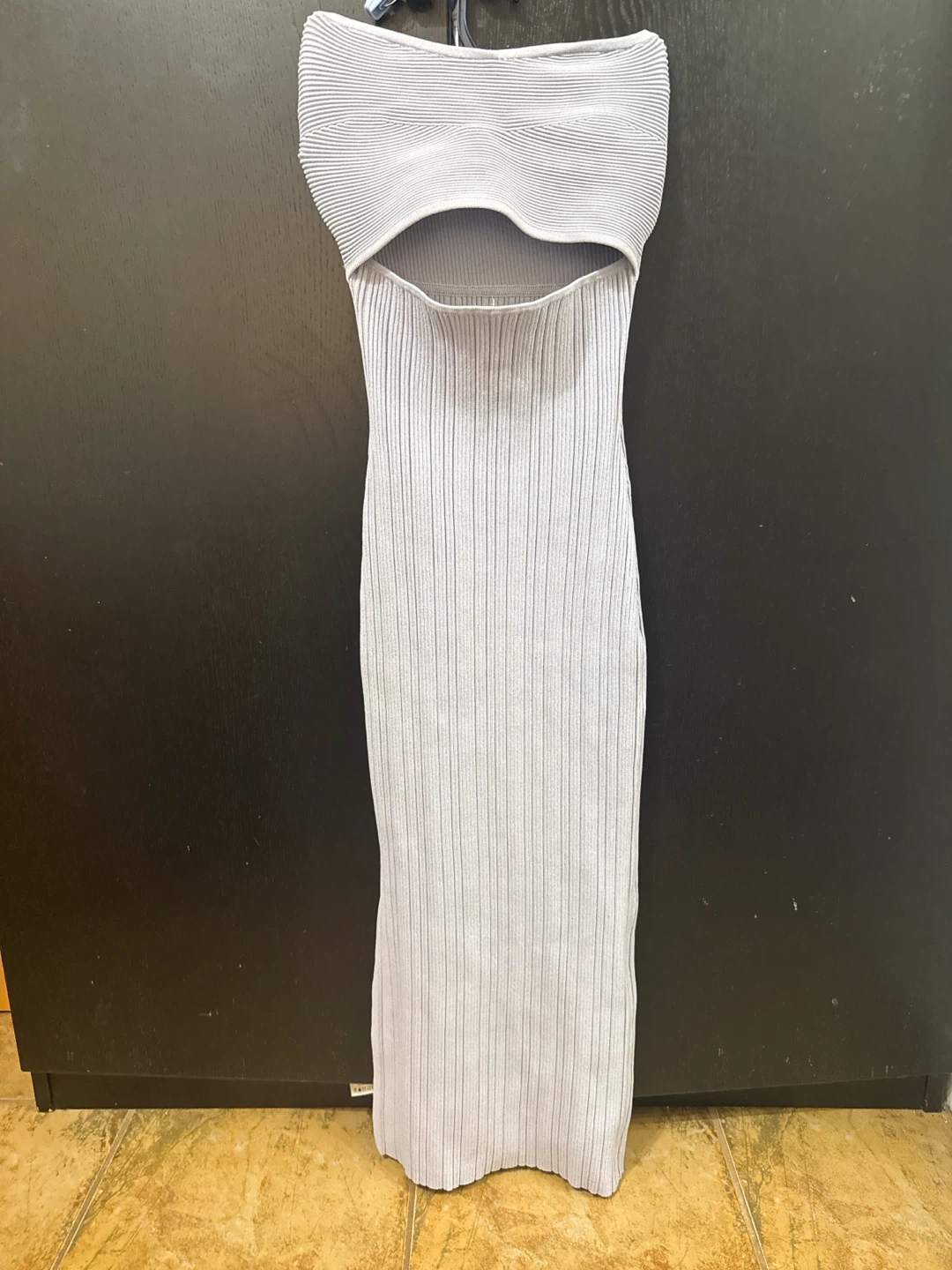 DYNAMITE Ribbed Cutout Midi Dress - photo 3