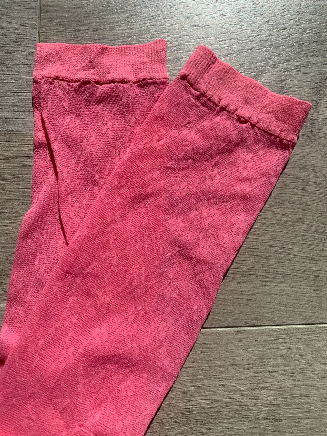 Pink Patterned Knee-High Socks - photo 3