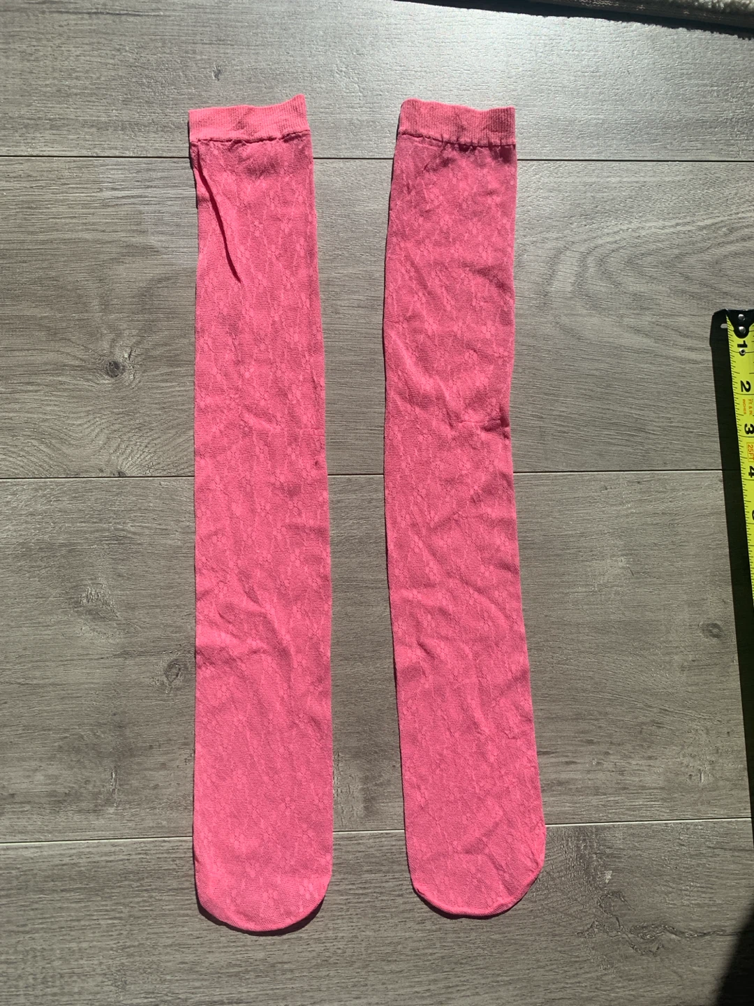 Pink Patterned Knee-High Socks - photo 4