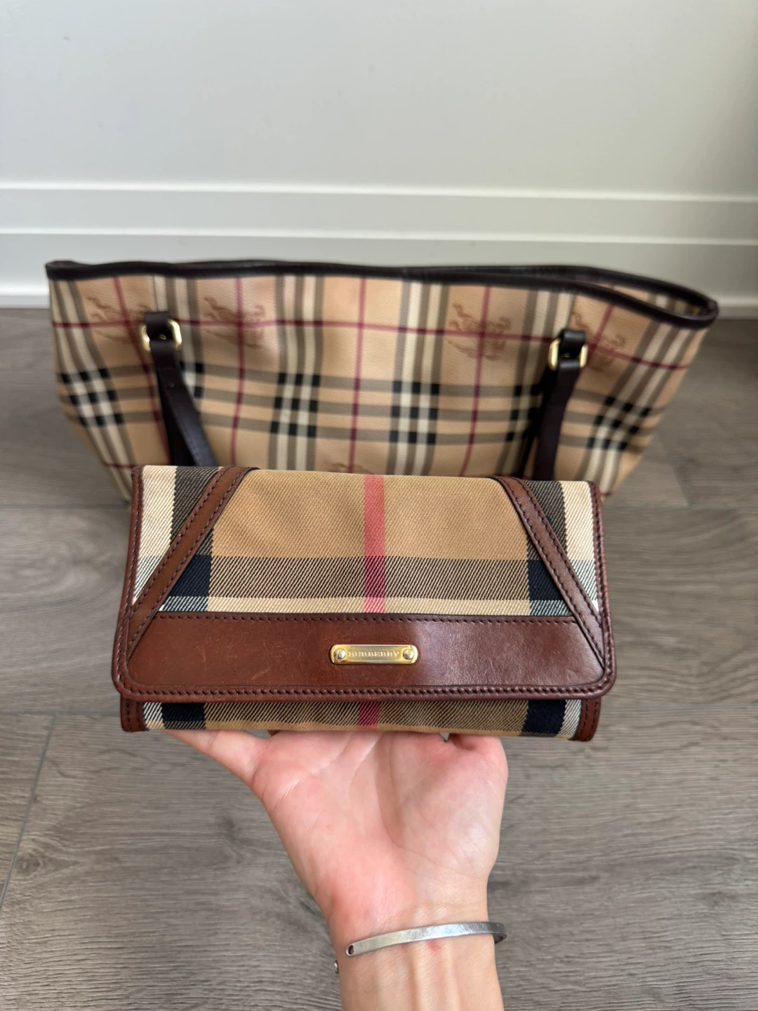 Burberry   Leighton press-stud-fastening wallet Authentic - photo 2