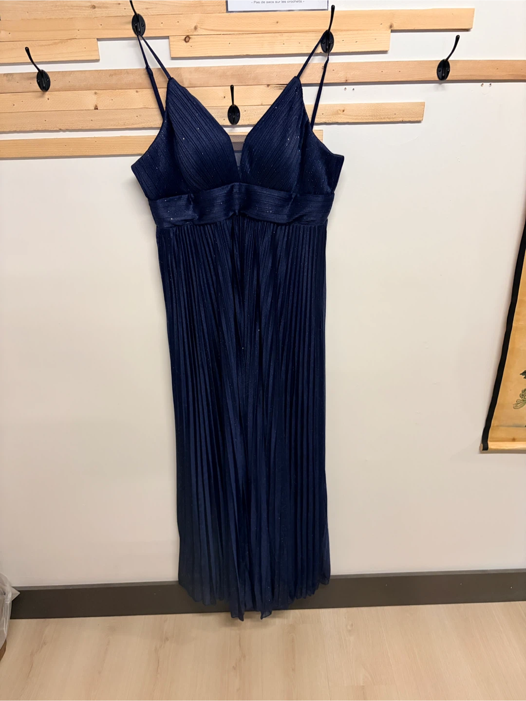 Robe de soirée bleue