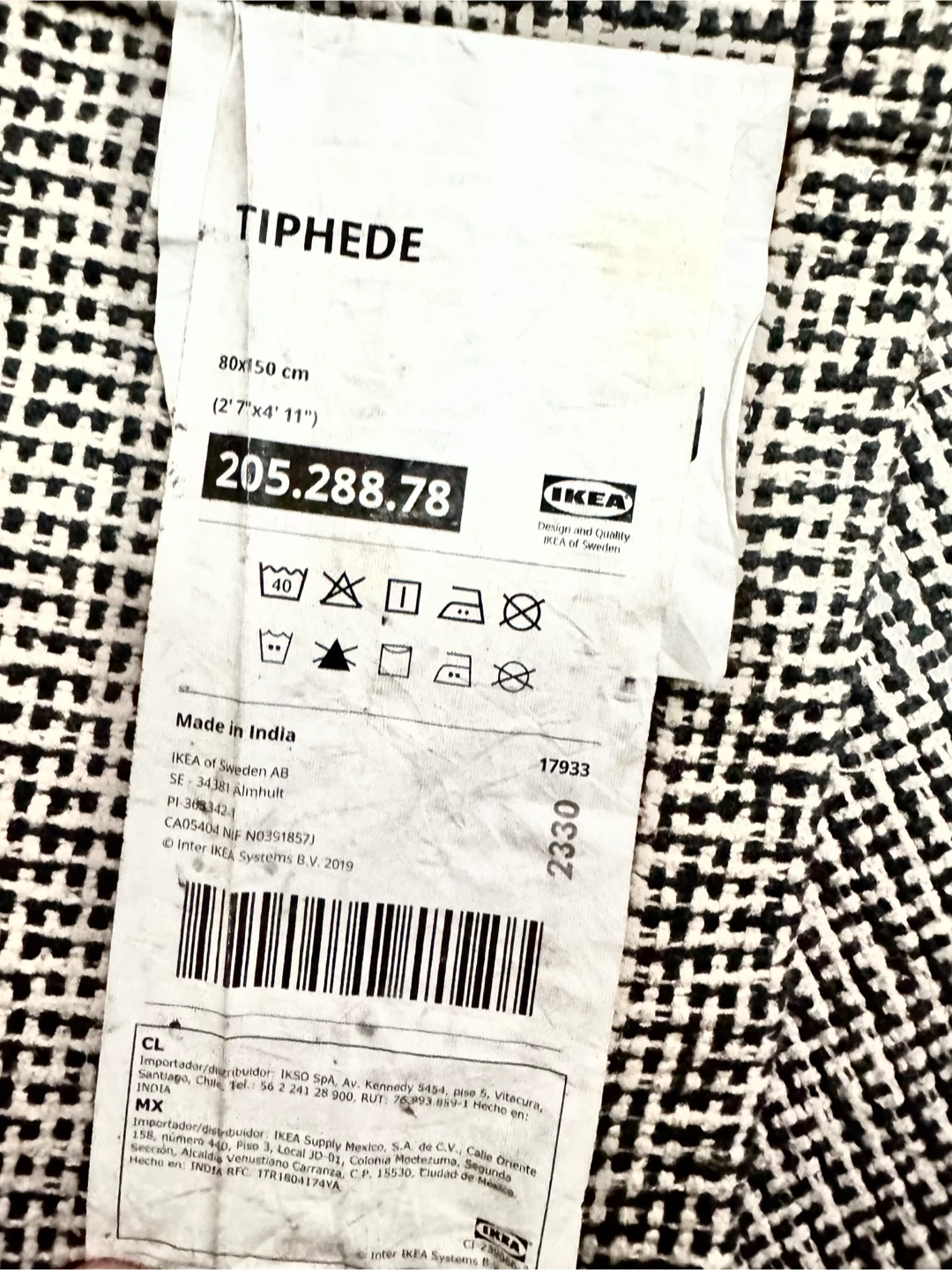 IKEA TIPHEDE Rug 80x150 cm - photo 3