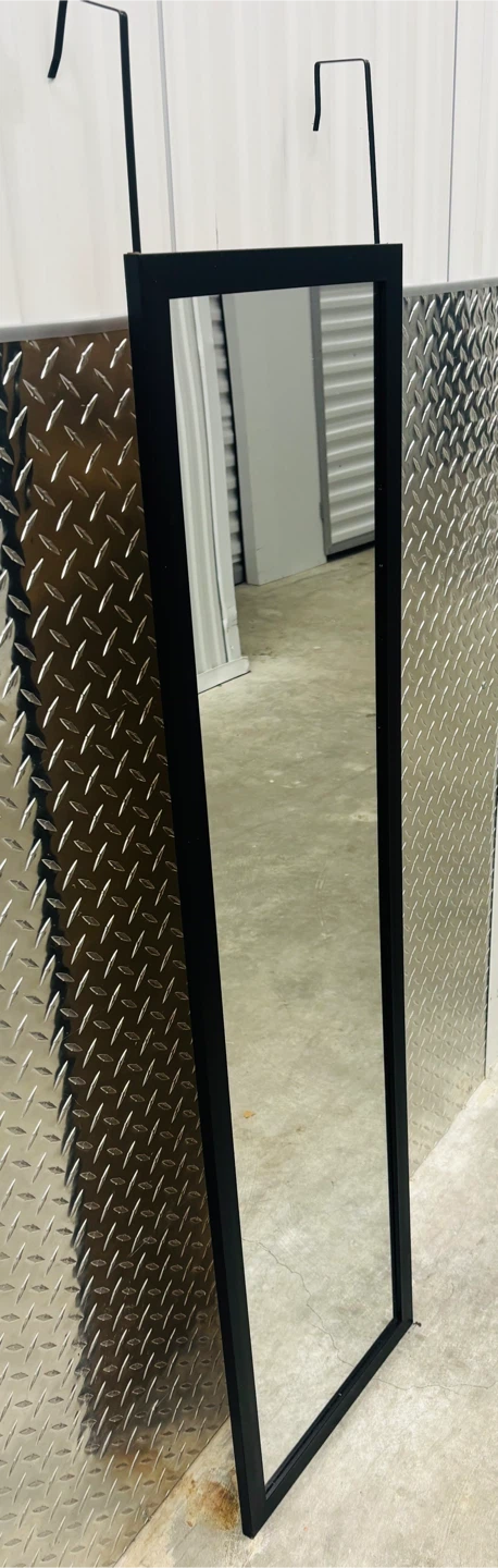 Black Over-the-Door Full Length Mirror - photo 3