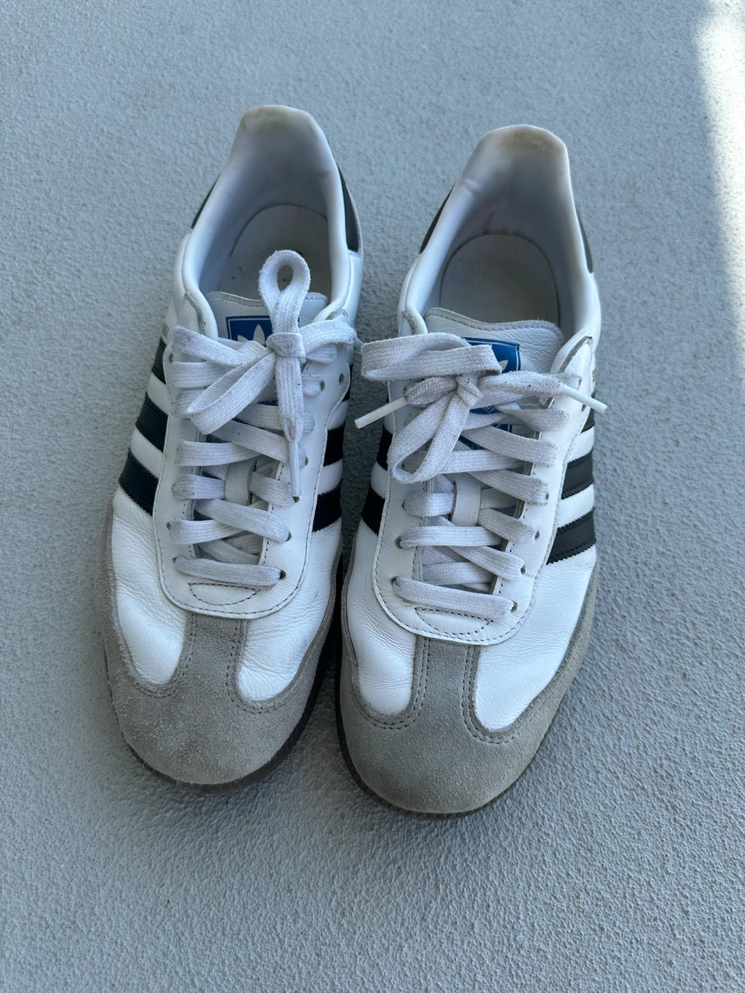 Adidas Samba OG Black and White Sneakers Size 9.5