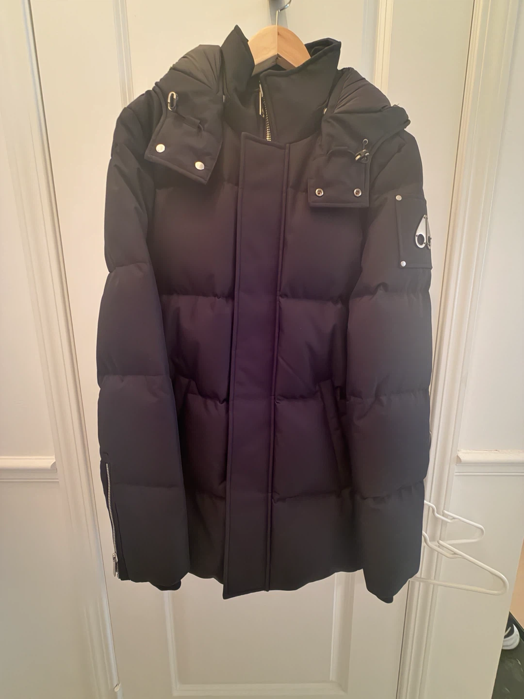 Moose Knuckles Black Puffer Jacket