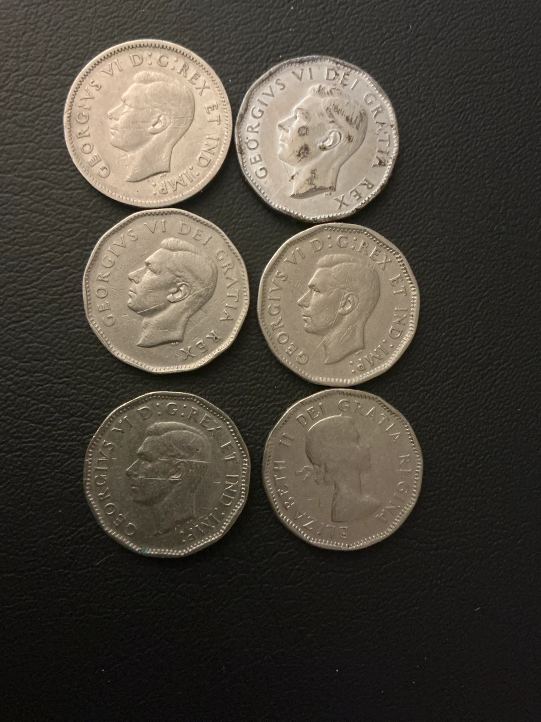 Collection of 6 Canadian 5 Cent Coins (Nickels) - photo 2