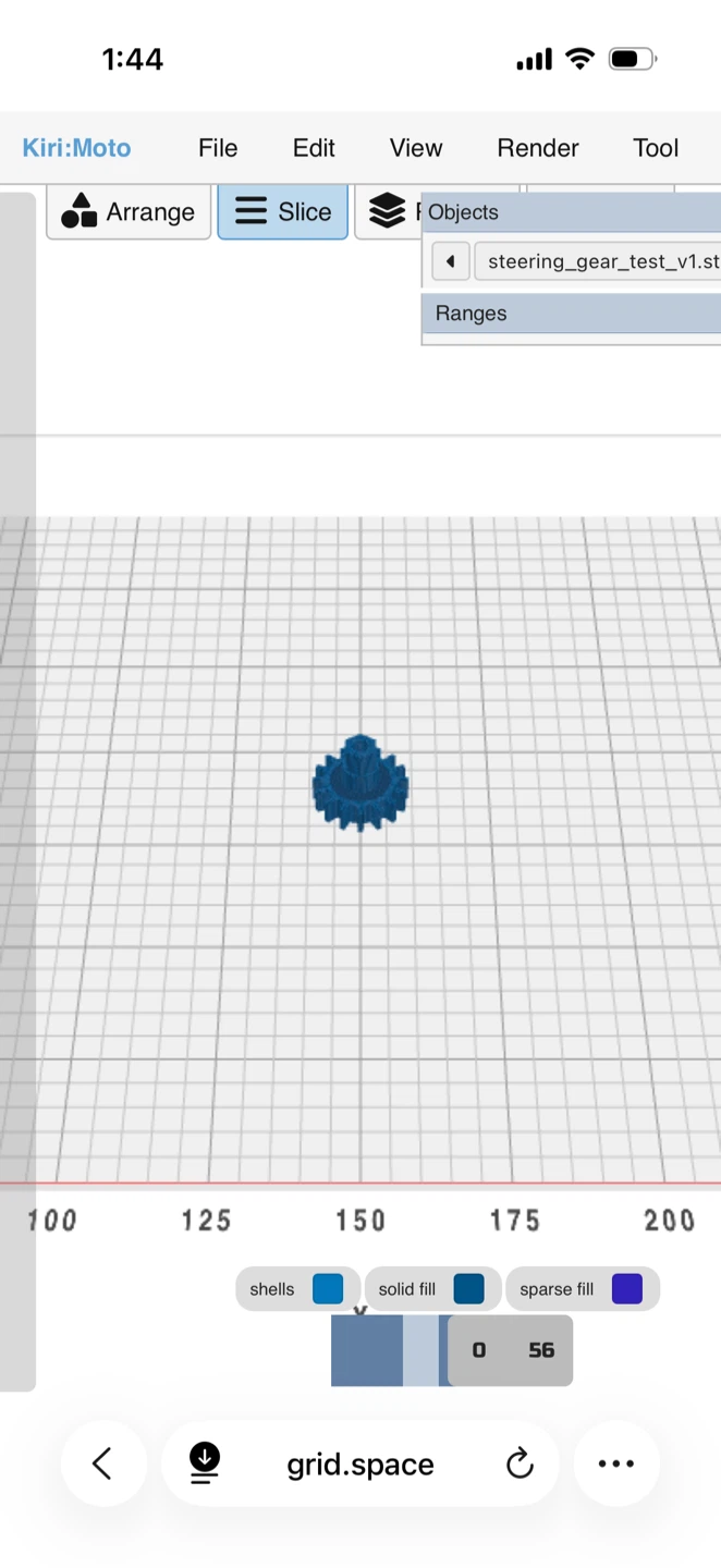 3D Printed Steering Gear Part - photo 3
