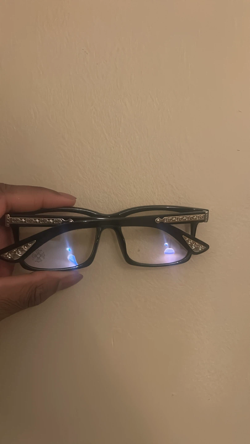 Black Chrome Heart glasses - photo 2