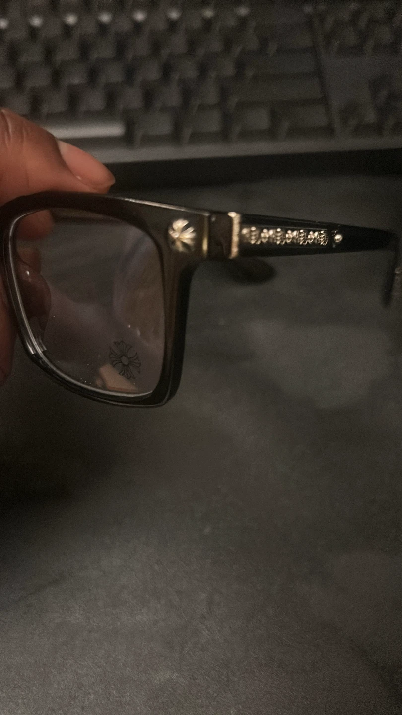 Black Chrome Heart glasses - photo 3