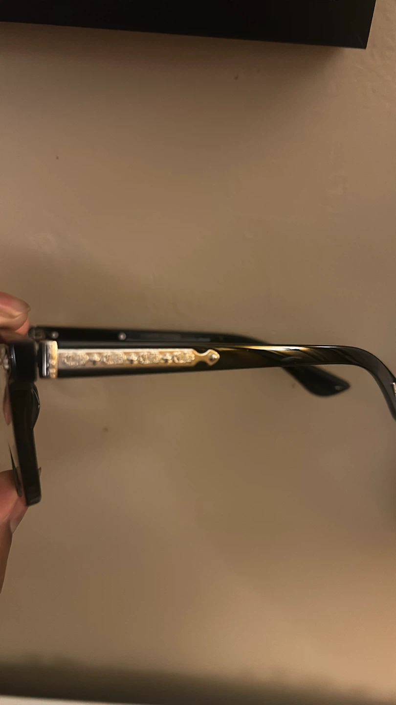 Black Chrome Heart glasses - photo 4