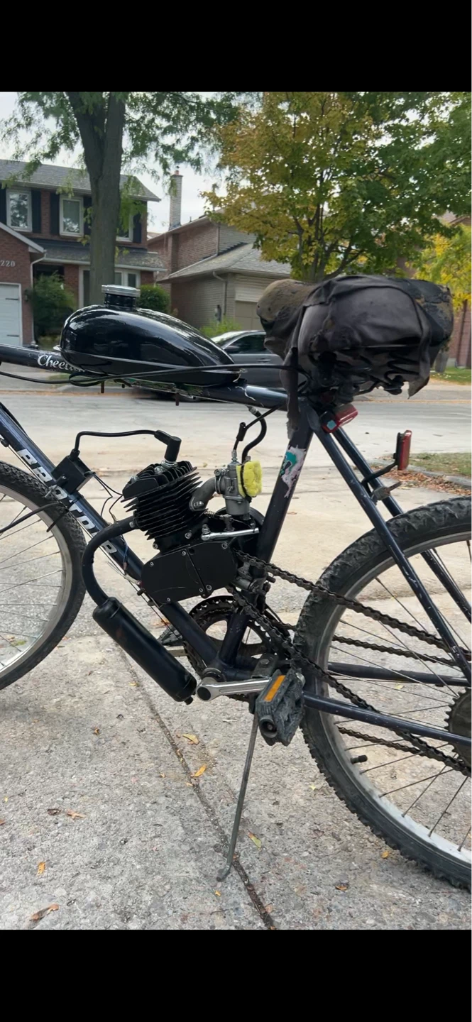 Black Motorized Bicycle - photo 2