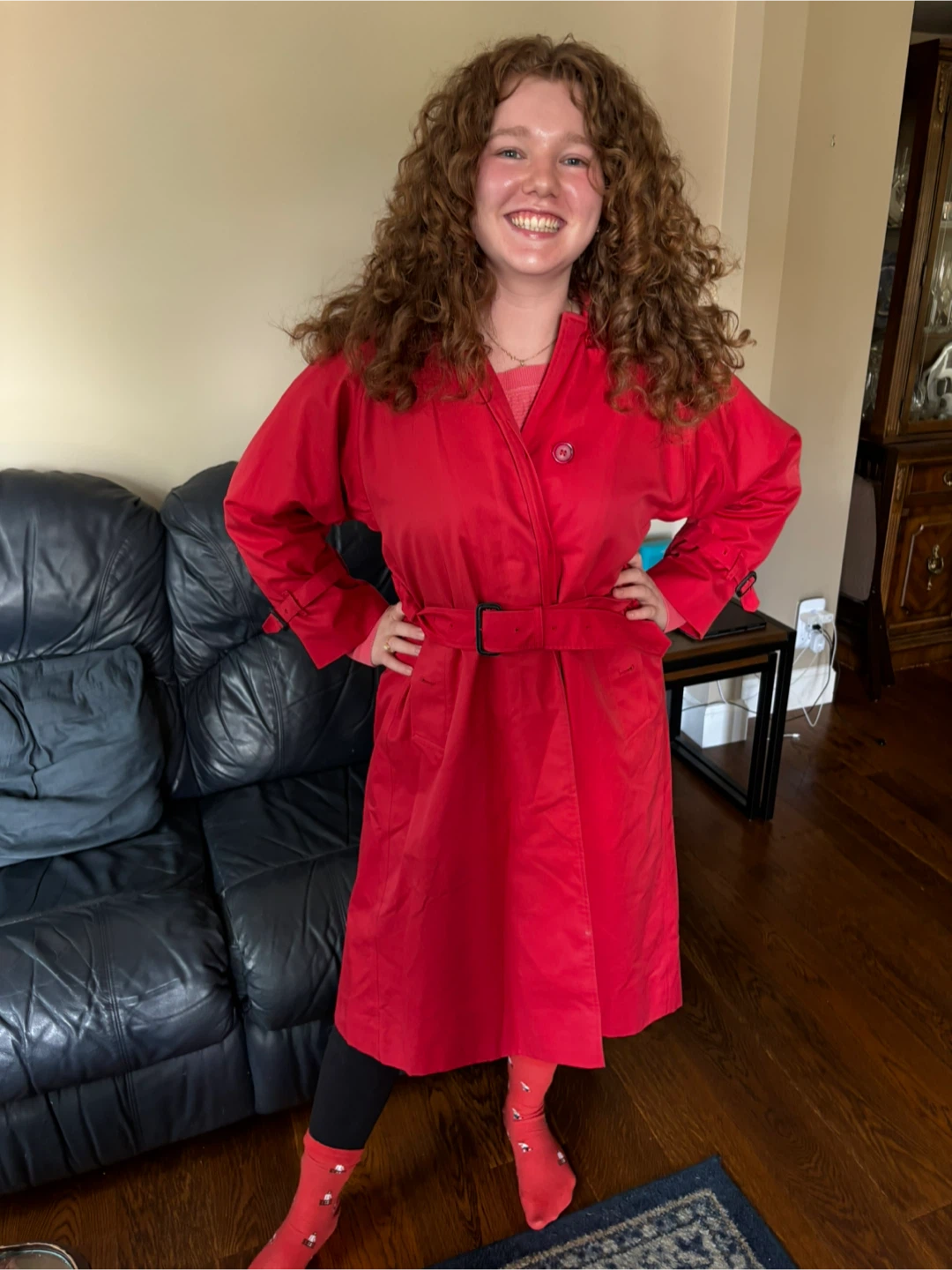 Burberrys Red Trench Coat - photo 5