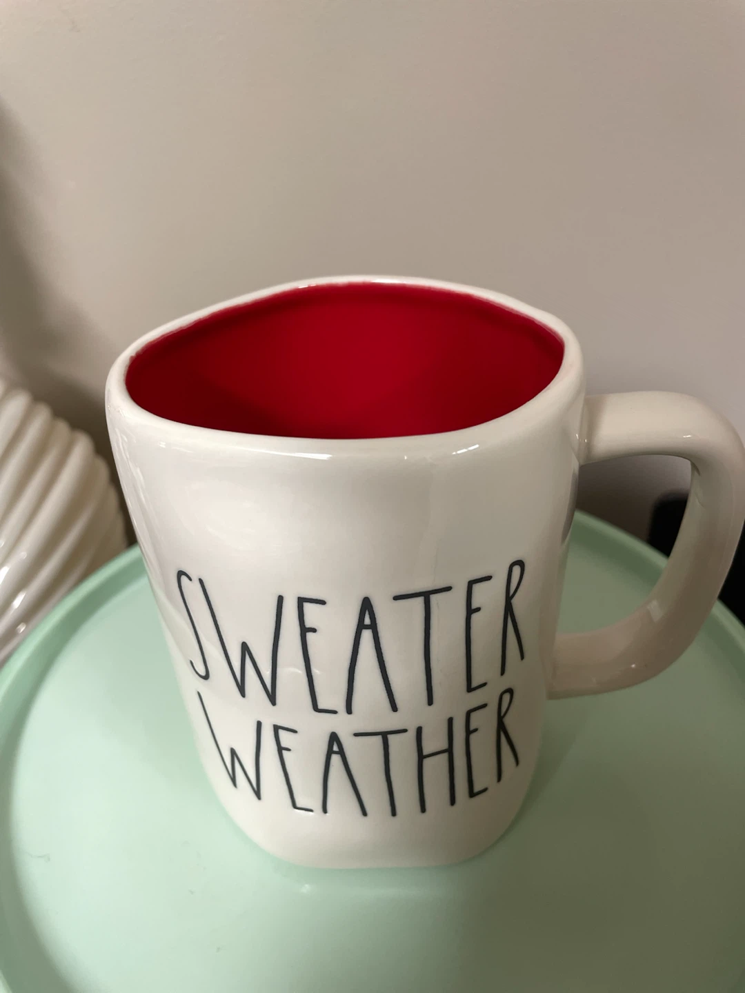 Rae Dunn "Sweater Weather" Mug - VHTF - photo 2