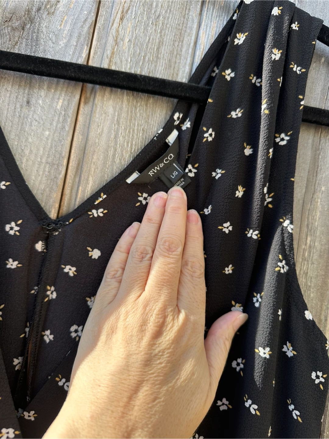 RW&CO. Black Floral Jumpsuit - photo 4