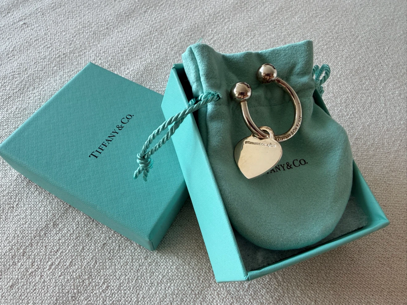 Tiffany & Co. Return to Tiffany Heart Tag Key Ring - photo 3