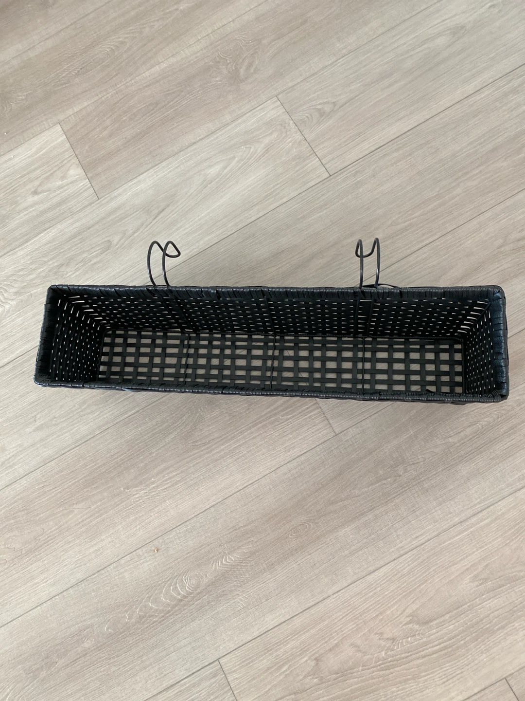 Black Wicker Railing Planter - photo 2
