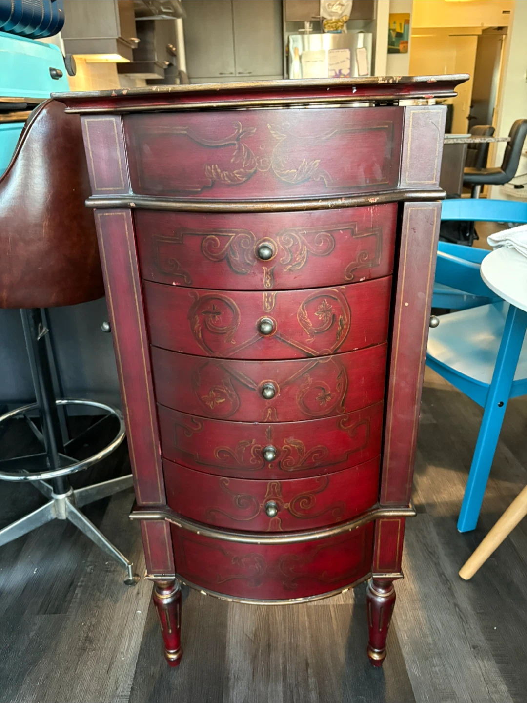 Vintage Style Standing Jewellery Armoire - photo 2