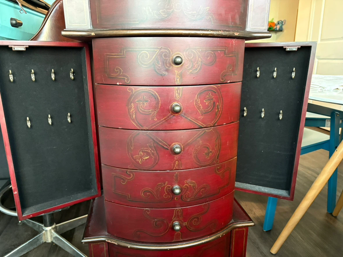 Vintage Style Standing Jewellery Armoire - photo 3