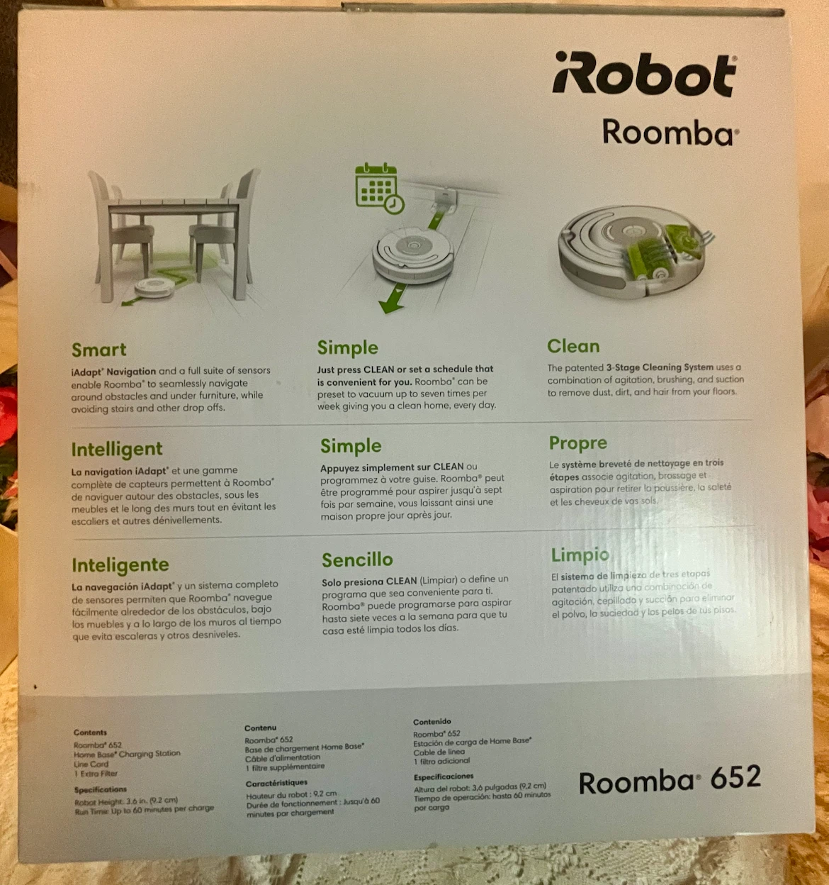 iRobot Roomba 652 Vacuuming Robot - photo 4