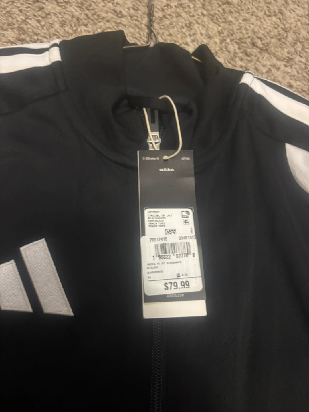 Adidas Tiro 24 Track Jacket - Black/White - photo 3