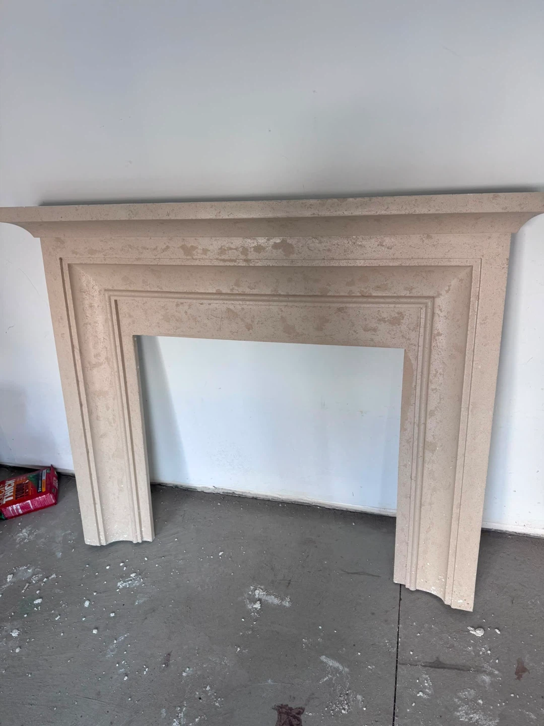 Natural Stone Fireplace Mantle and Gas Fireplace Cover - photo 3