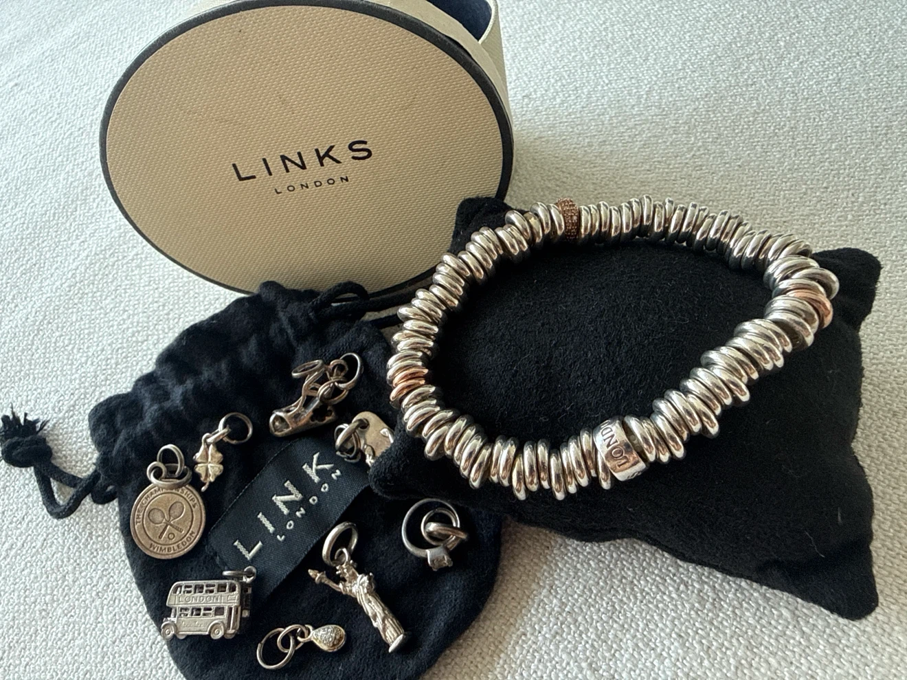 Links of London Sweetie charm bracelet and charms - photo 3