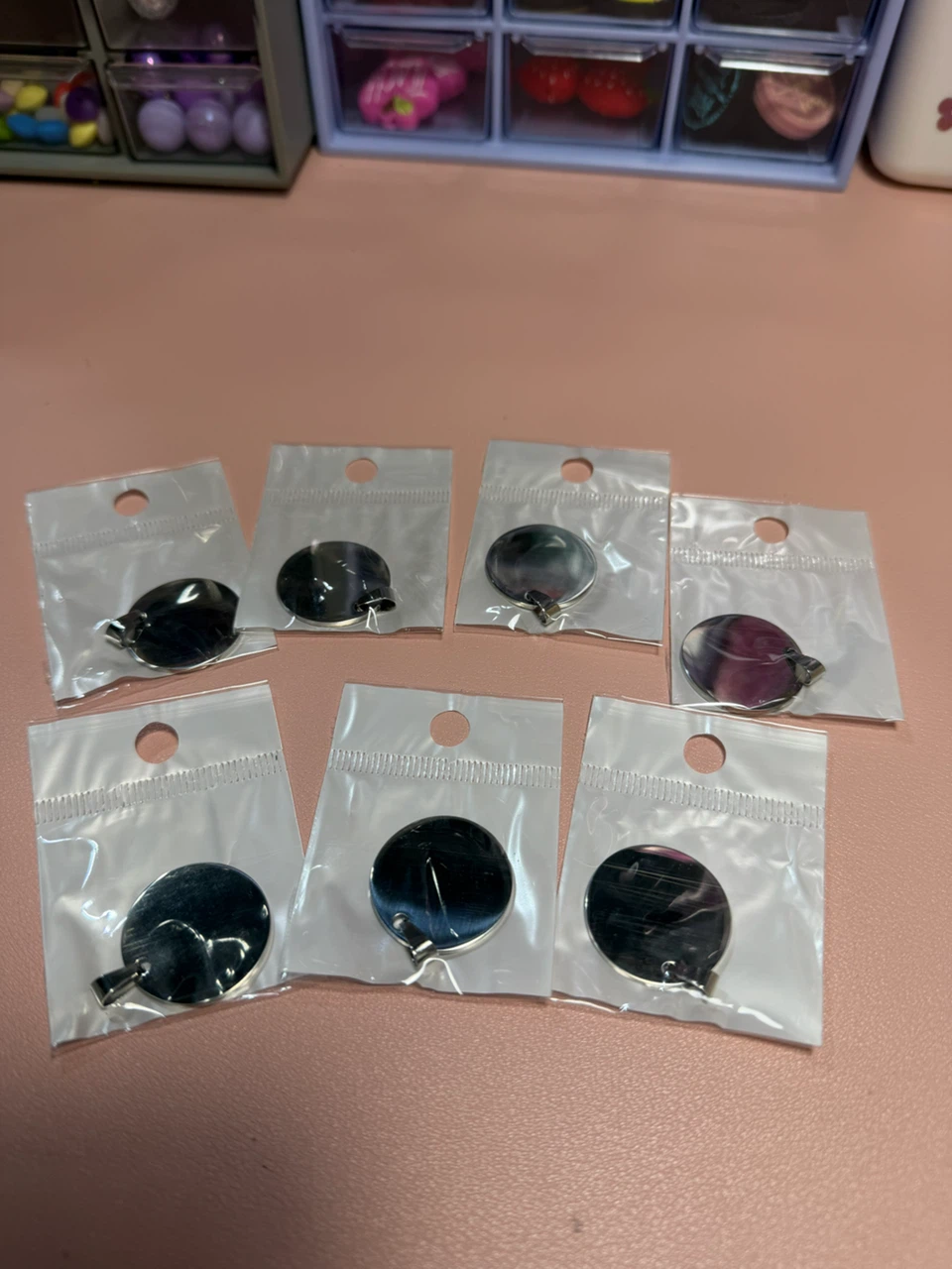 Blank Round Pendant Blanks (7 Pack) - photo 2