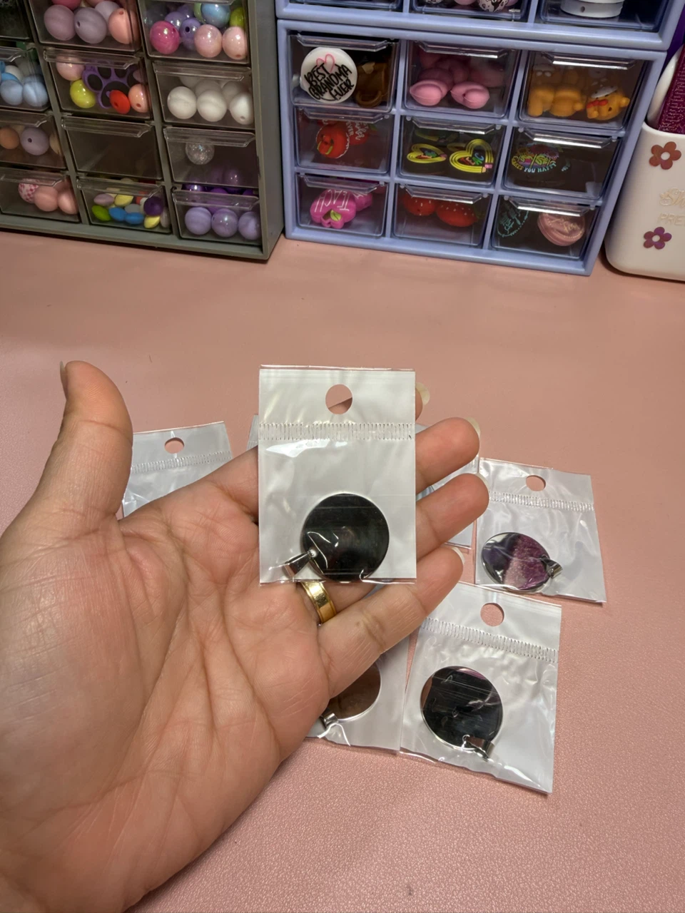 Blank Round Pendant Blanks (7 Pack) - photo 3