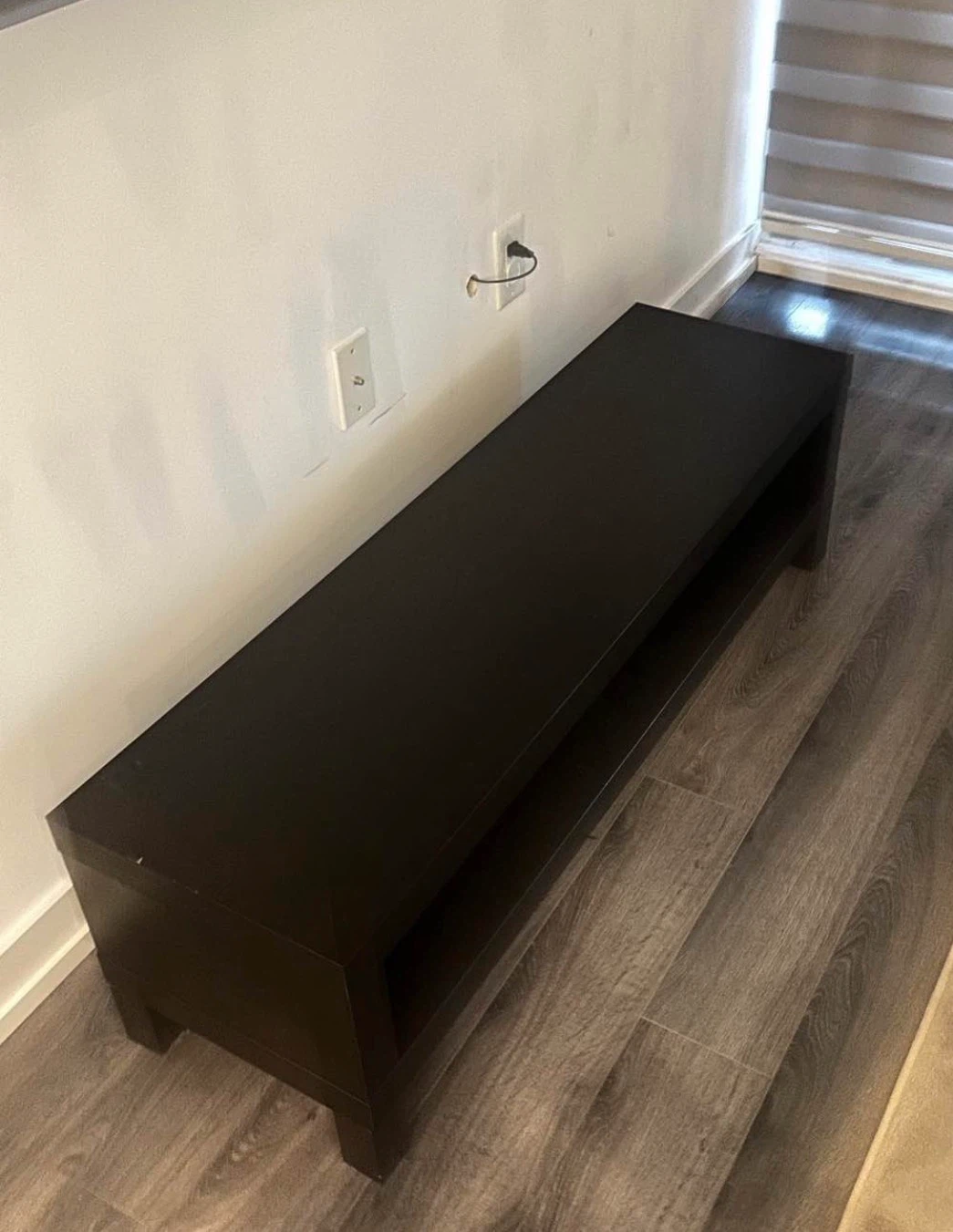 IKEA LACK TV Bench - Black-Brown