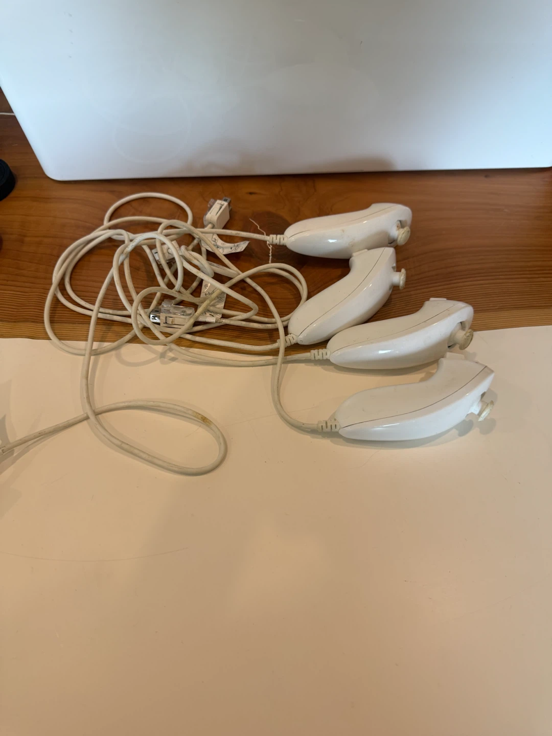 4 - Four Nintendo Wii Nunchuk Controllers