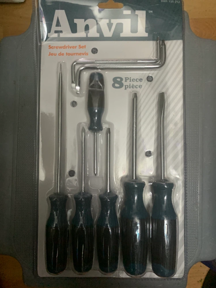 Anvil 8-Piece Screwdriver Set