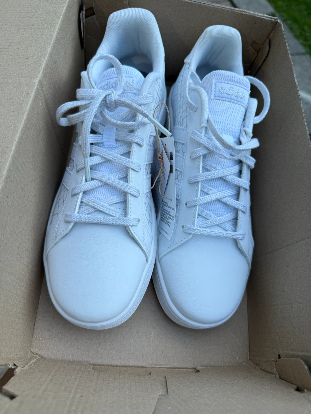 Adidas White Sneakers Junior US8.5